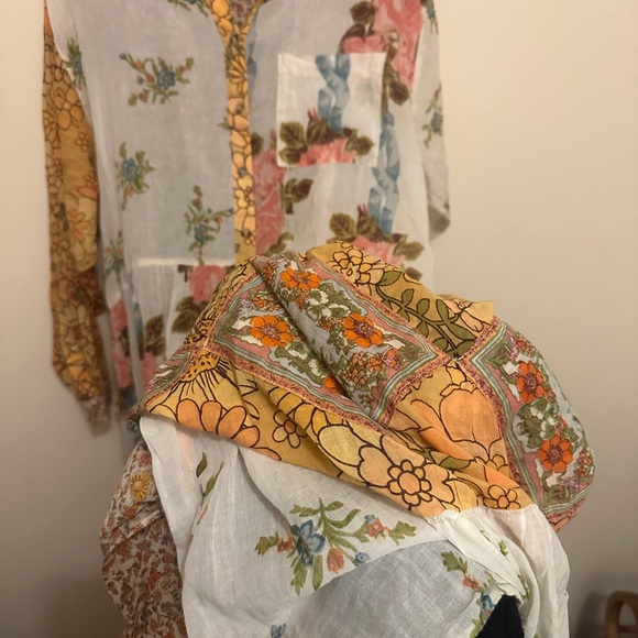 Free People Day of Ditzies Floral Patchwork Maxi Dress - Picture 4 of 4